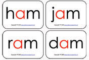 am-cvc-word-flashcards